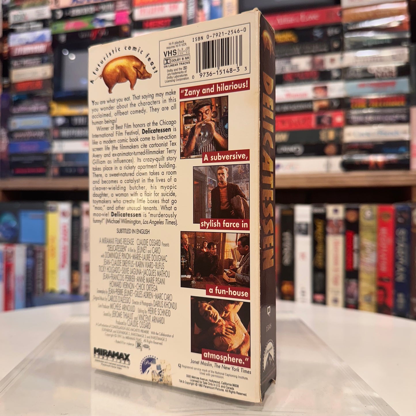 VHS ビデオテープ 輸入盤 DELICATESSEN デリカテッセン 海外版 USA アメリカ ビデオ 紙ジャケ