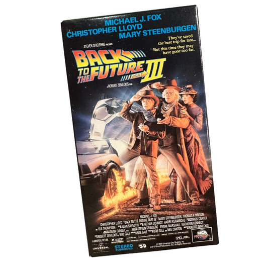 VHS ビデオテープ 輸入版 バック・トゥ・ザ・フューチャー 3 Back to the Future PART3 海外版 USA アメリカ ヴィンテージビデオ 紙ジャケ