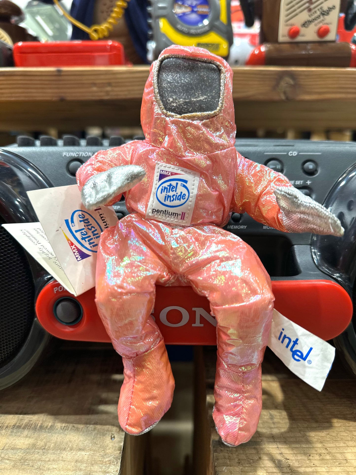 1997 intel インテル バニーピープル Bunny People Plush Doll 8" プラッシュ ドール ぬいぐるみ Inside Pentium II ヴィンテージ