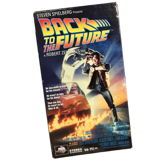 VHS ビデオテープ 輸入版 バック・トゥ・ザ・フューチャー Back to the Future 海外版 USA アメリカ ヴィンテージビデオ 紙ジャケ