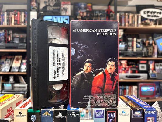 VHS ビデオテープ 輸入盤 狼男アメリカン AN AMERICAN WEREWOLF IN LONDON ホラー コメディ 海外版 USA アメリカ ビデオ 紙ジャケ