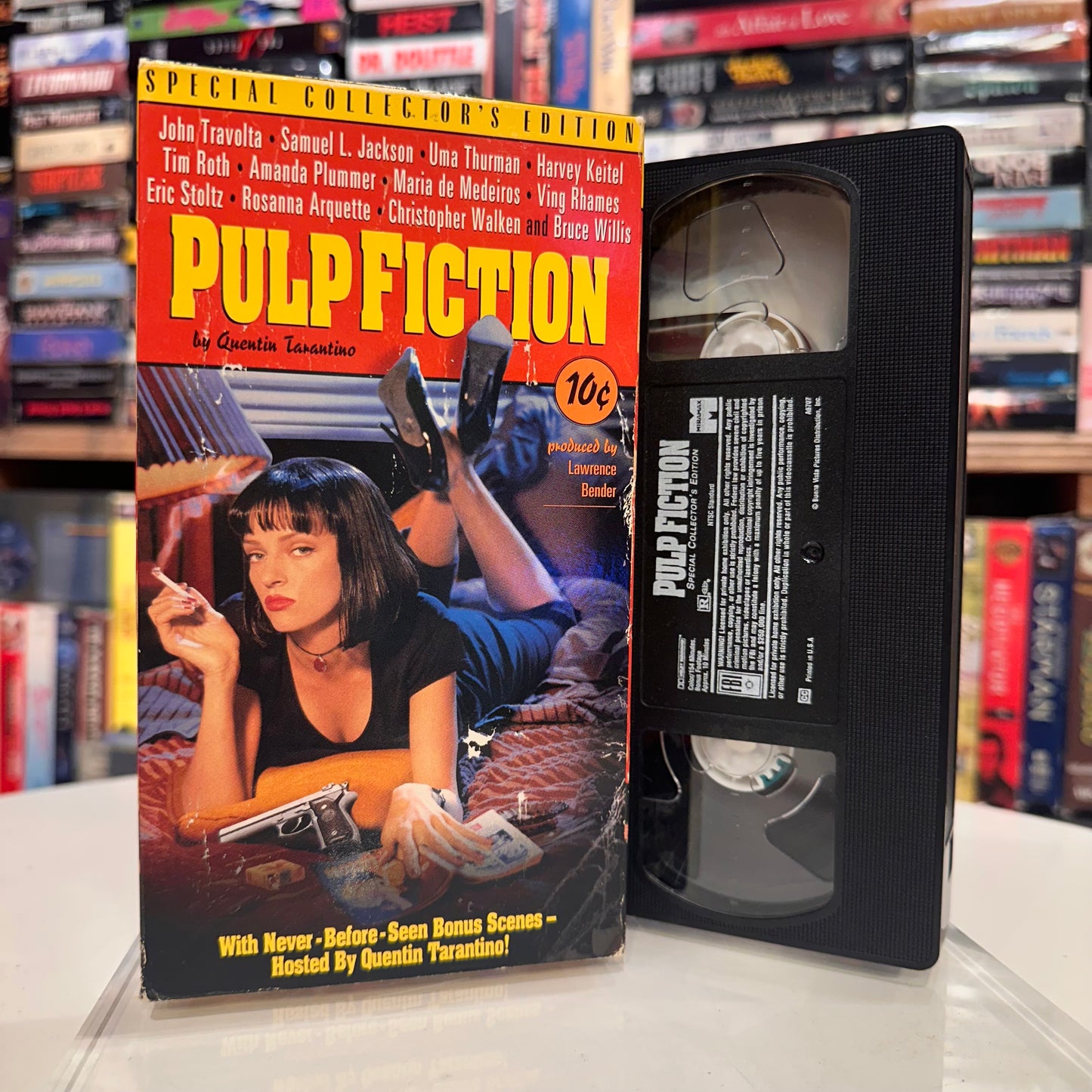VHS ビデオテープ 輸入盤 PULP FICTION パルプ・フィクション 海外版 タランティーノ USA アメリカ ビデオ 紙ジャケ