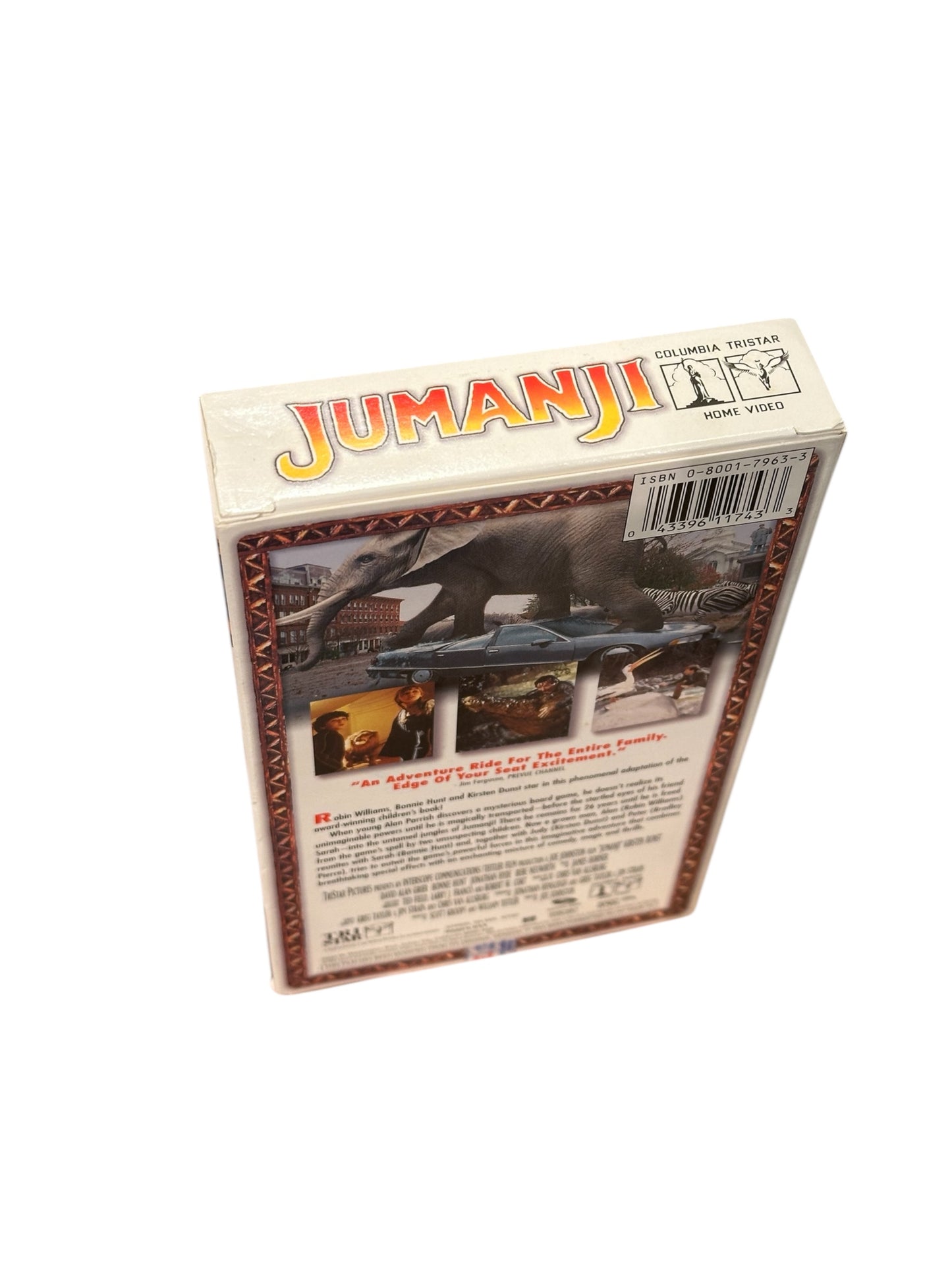 VHS ビデオテープ 輸入版 ジュマンジ JUMANJI 海外版 USA アメリカ ヴィンテージ ビデオ 紙ジャケ