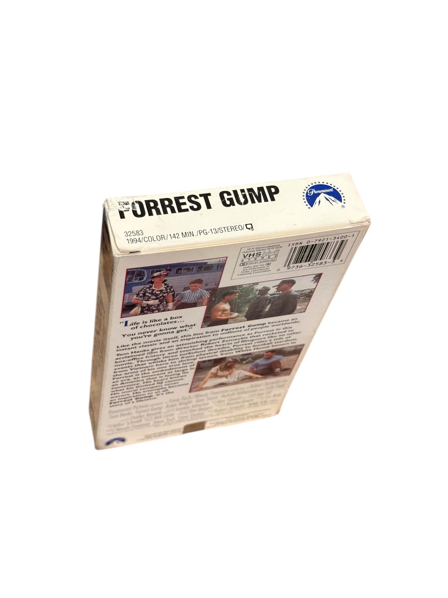 VHS ビデオテープ 輸入版 フォレスト・ガンプ FORREST GUMP 海外版 USA アメリカ ヴィンテージ ビデオ 紙ジャケ