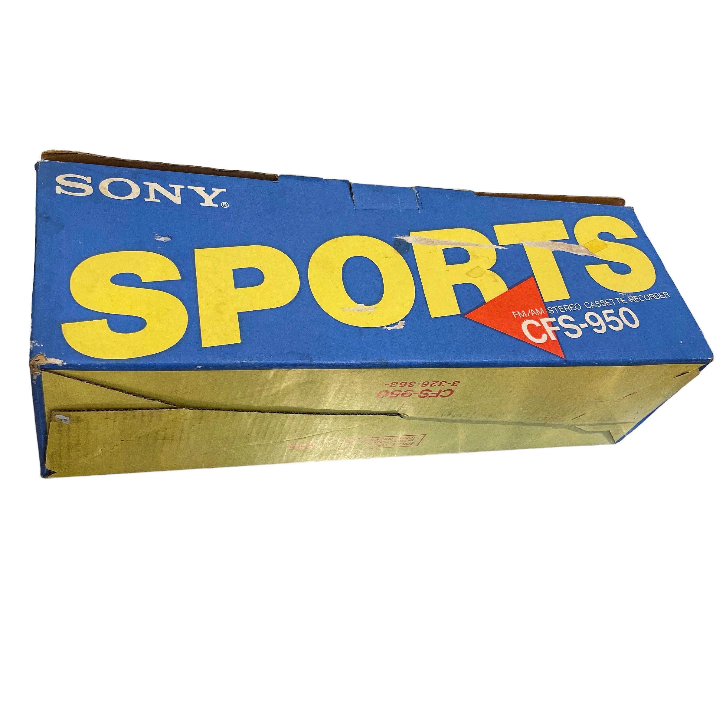 1985 ラジカセ SONY SPORTS ソニースポーツ Boombox CFS-950 IN BOX 可動品 箱付き ヴィンテージ –  Lipit-Ischtar（リピト・イシュタール）