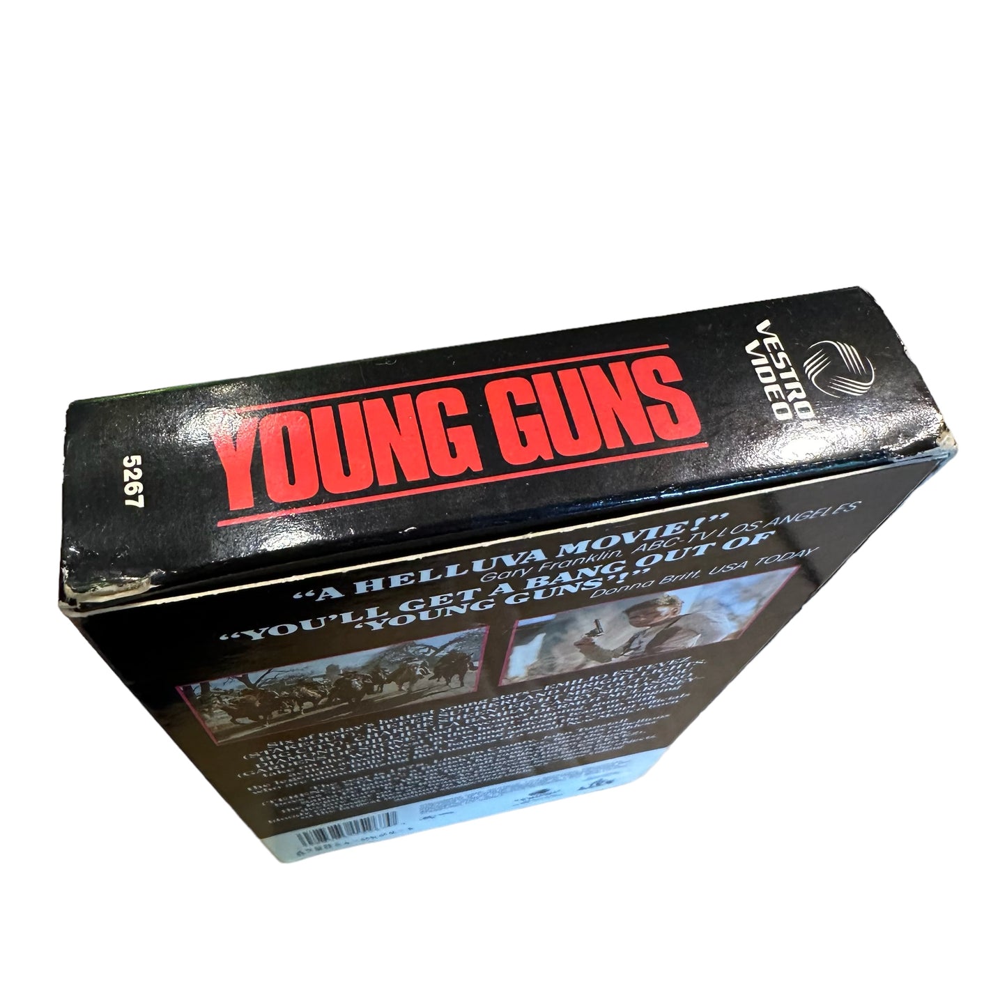 VHS ビデオテープ 輸入版 ヤング・ガン Young Guns 海外版 USA アメリカ ヴィンテージ ビデオ 紙ジャケ