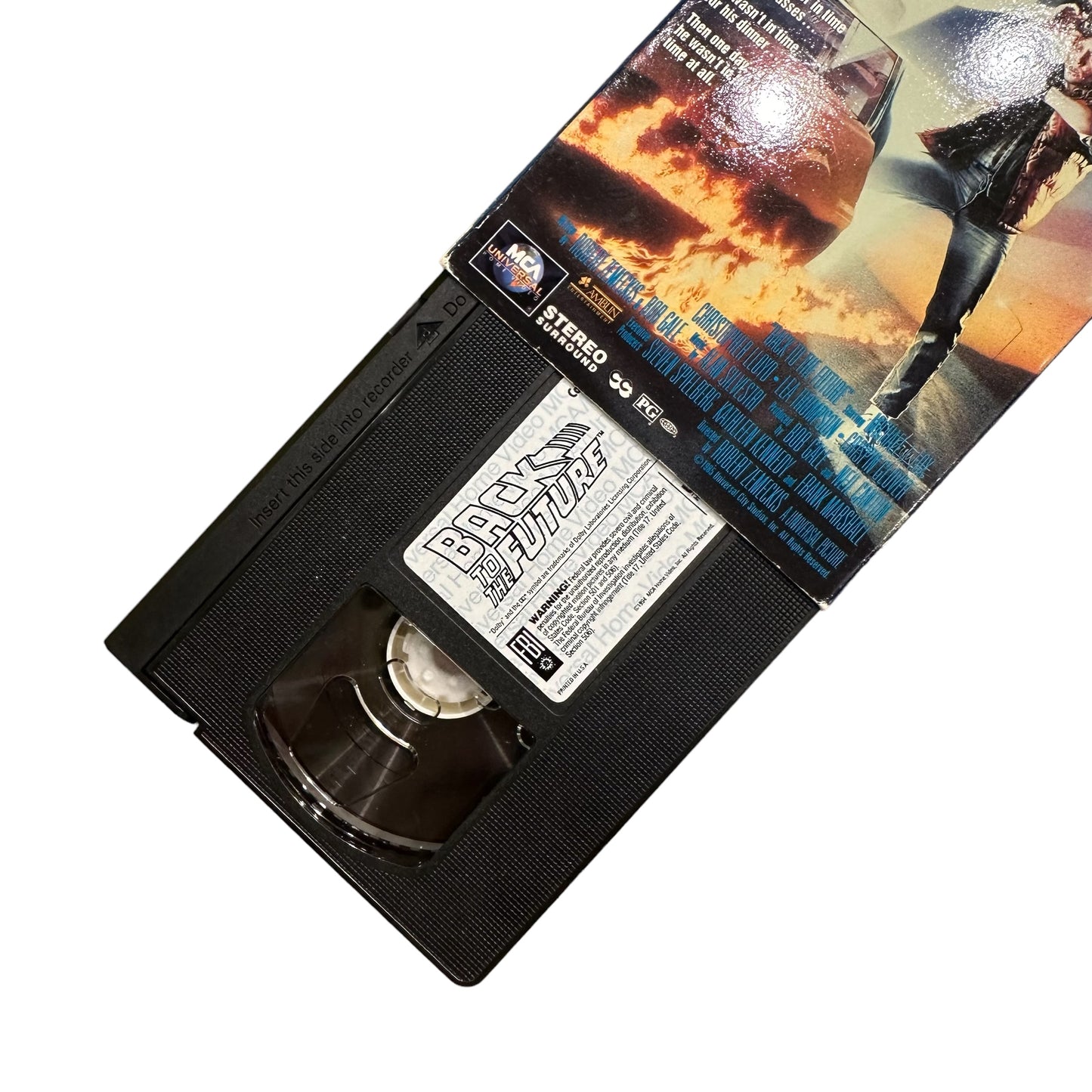 VHS ビデオテープ 輸入版 バック・トゥ・ザ・フューチャー Back to the Future 海外版 USA アメリカ ヴィンテージビデオ 紙ジャケ