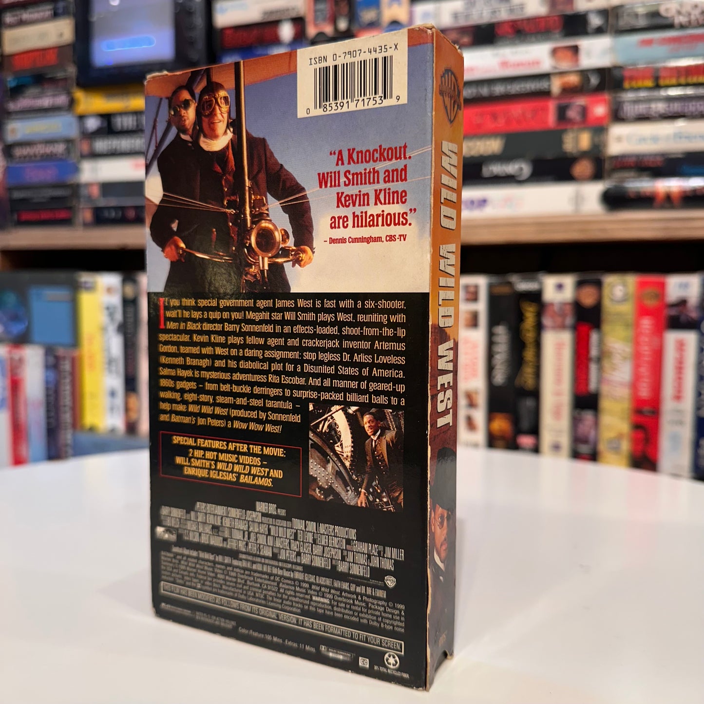 VHS ビデオテープ 輸入盤 WILD WILD WEST ワイルド・ワイルド・ウエスト ウィルスミス 海外版 USA アメリカ ビデオ 紙ジャケ