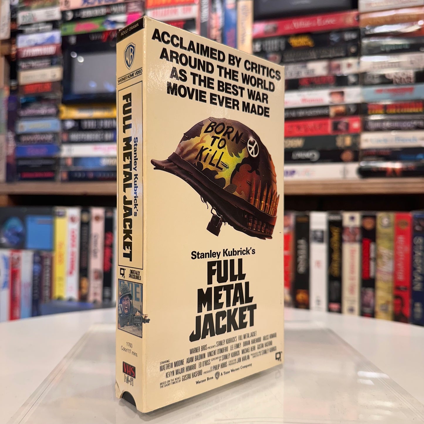 VHS ビデオテープ 輸入盤 FULL METAL JACKET フルメタル・ジャケット 海外版 スタンリー・キューブリック USA アメリカ ビデオ 紙ジャケ
