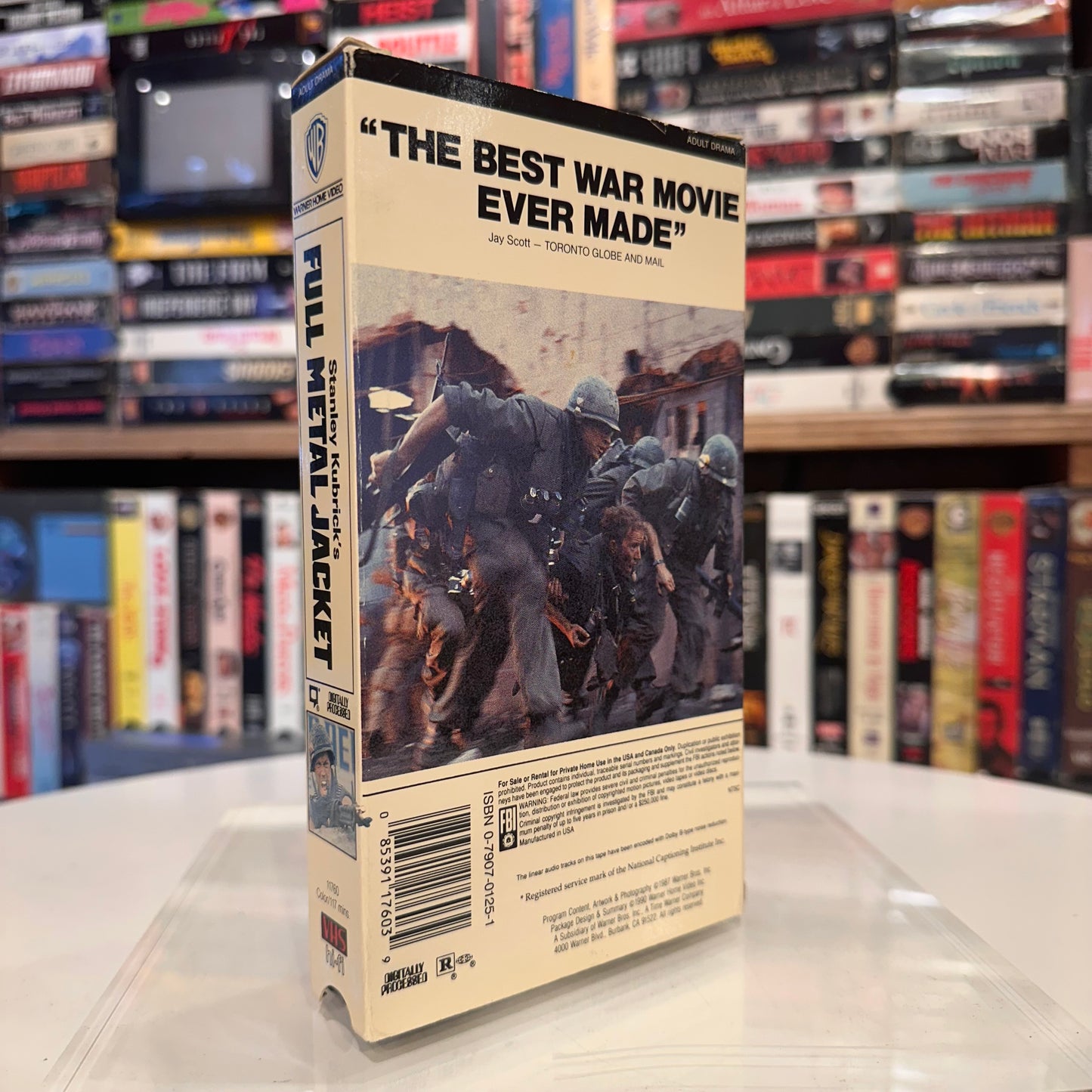 VHS ビデオテープ 輸入盤 FULL METAL JACKET フルメタル・ジャケット 海外版 スタンリー・キューブリック USA アメリカ ビデオ 紙ジャケ