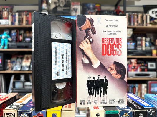 VHS ビデオテープ 輸入版 レザボア・ドックス Reservoir Dogs 海外版 USA アメリカ ヴィンテージ ビデオ タランティーノ バイオレンス 紙ジャケ