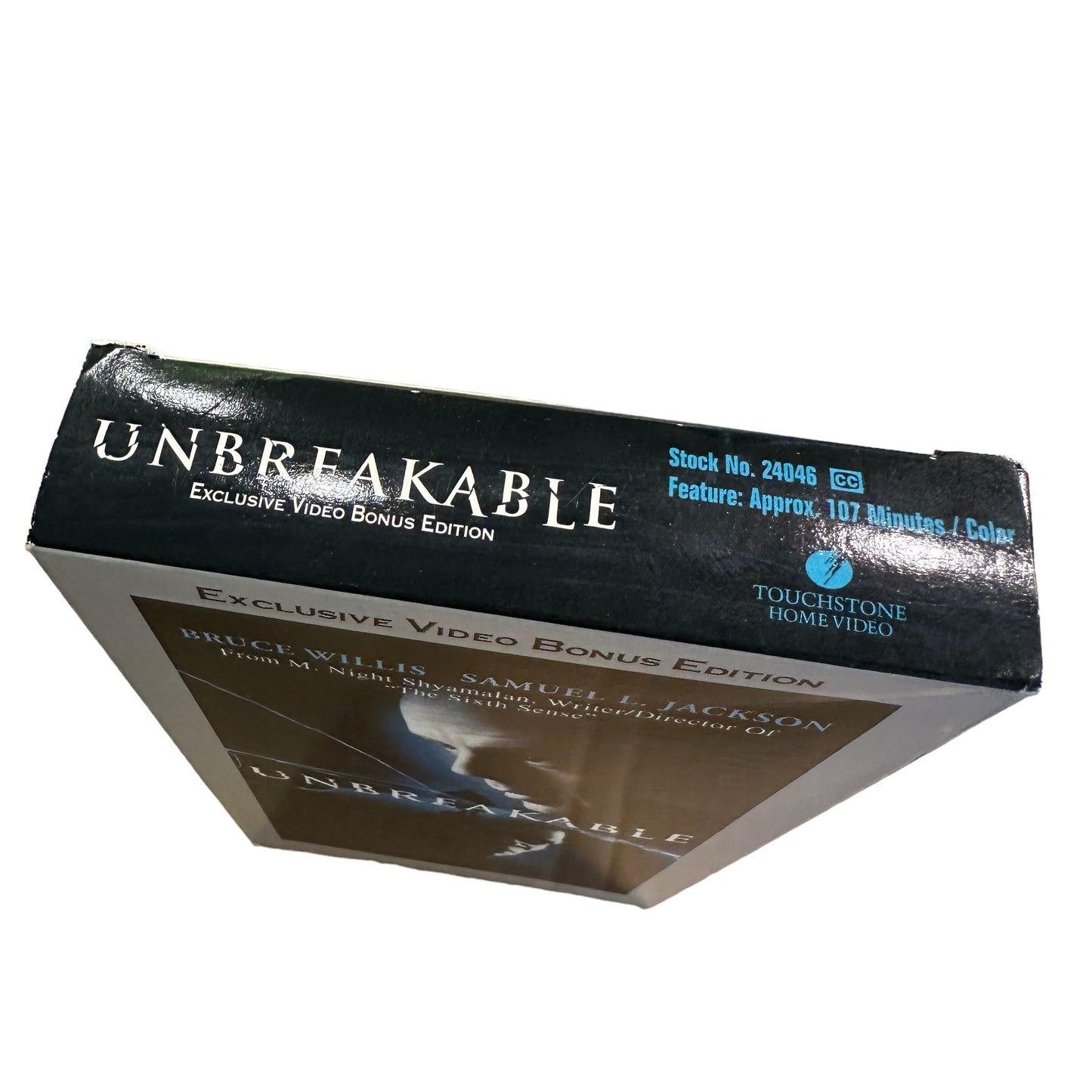 VHS ビデオテープ 輸入版 アンブレイカブル Unbreakable 海外版 USA アメリカ ヴィンテージ ビデオ 紙ジャケ