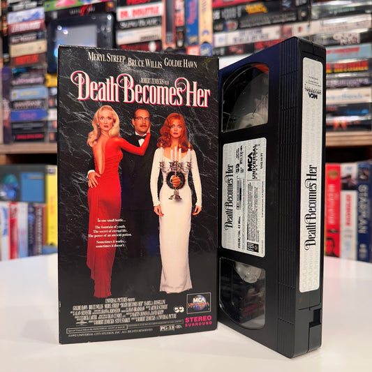 VHS ビデオテープ 輸入盤 DEATH BECOMES HER 永遠に美しく 海外版 USA アメリカ ビデオ 紙ジャケ