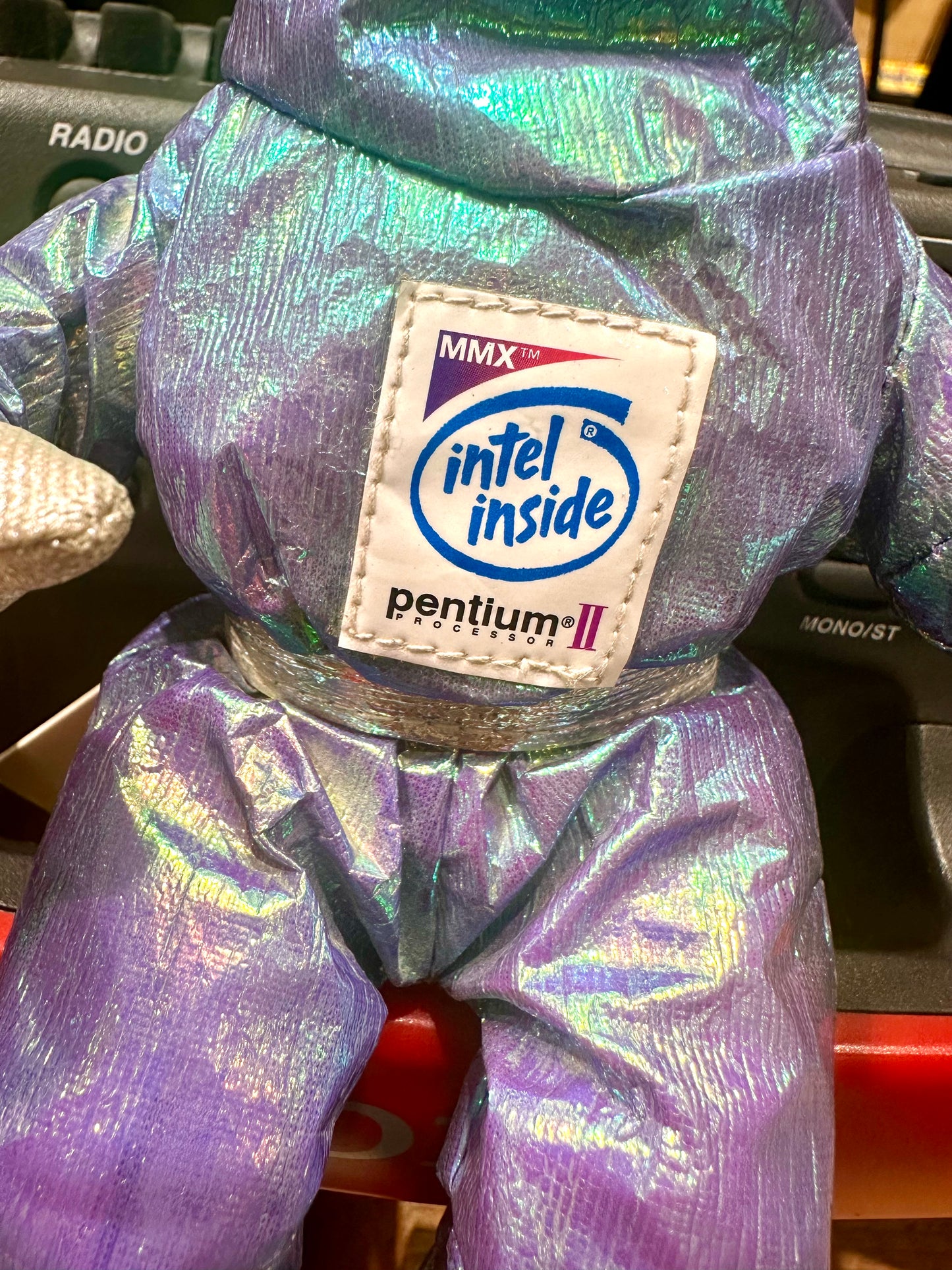 1997 intel インテル バニーピープル Bunny People Plush Doll 8" プラッシュ ドール ぬいぐるみ Inside Pentium II ヴィンテージ