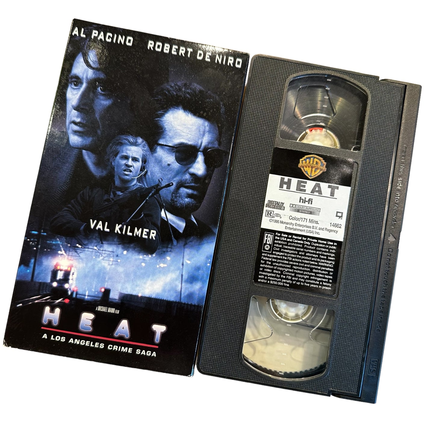 VHS ビデオテープ 輸入版 ヒート HEAT 海外版 USA アメリカ ヴィンテージ ビデオ 紙ジャケ