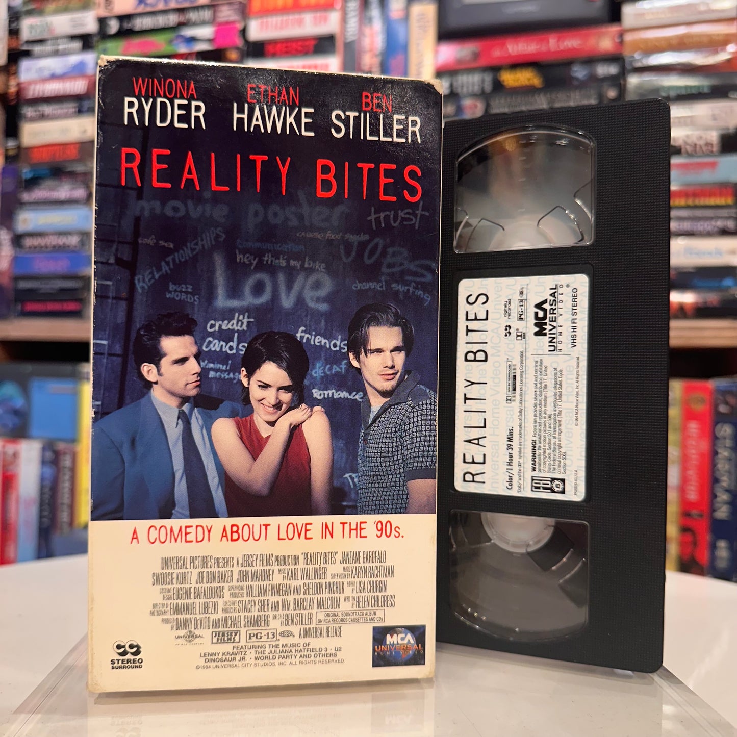 VHS ビデオテープ 輸入盤 REALITY BITES リアリティ・バイツ 海外版 USA アメリカ ビデオ 紙ジャケ