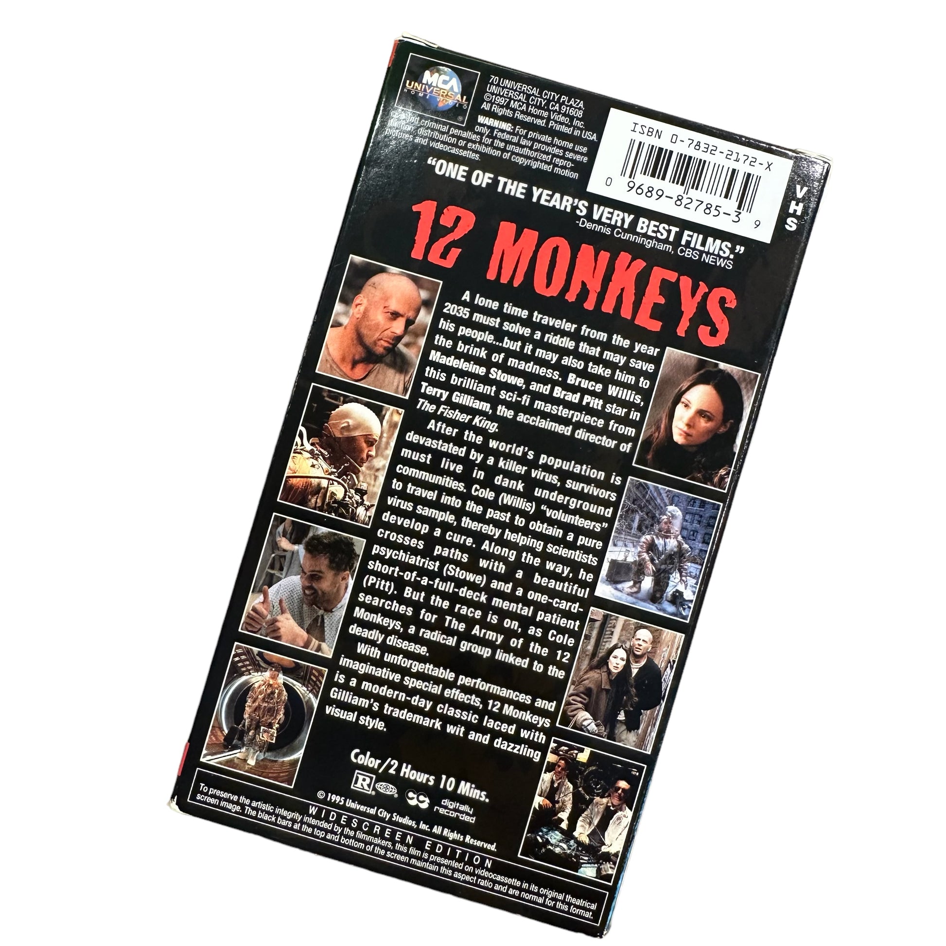 VHS ビデオテープ 輸入版 12モンキーズ Twelve Monkeys 海外版 USA アメリカ ヴィンテージ ビデオ 紙ジャケ