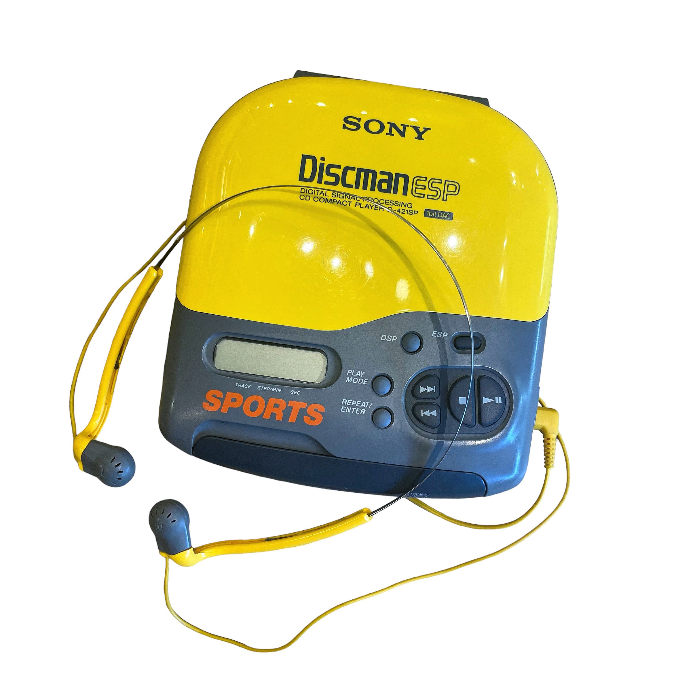 90s SONY SPORTS ソニー スポーツ Discman CD ウォークマン ESP D-421SP ヴィンテージ