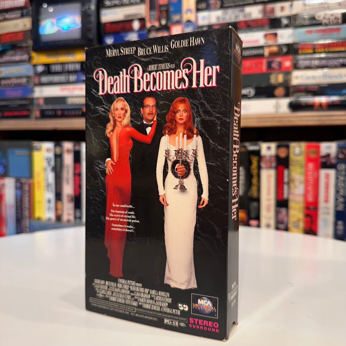 VHS ビデオテープ 輸入盤 DEATH BECOMES HER 永遠に美しく 海外版 USA アメリカ ビデオ 紙ジャケ