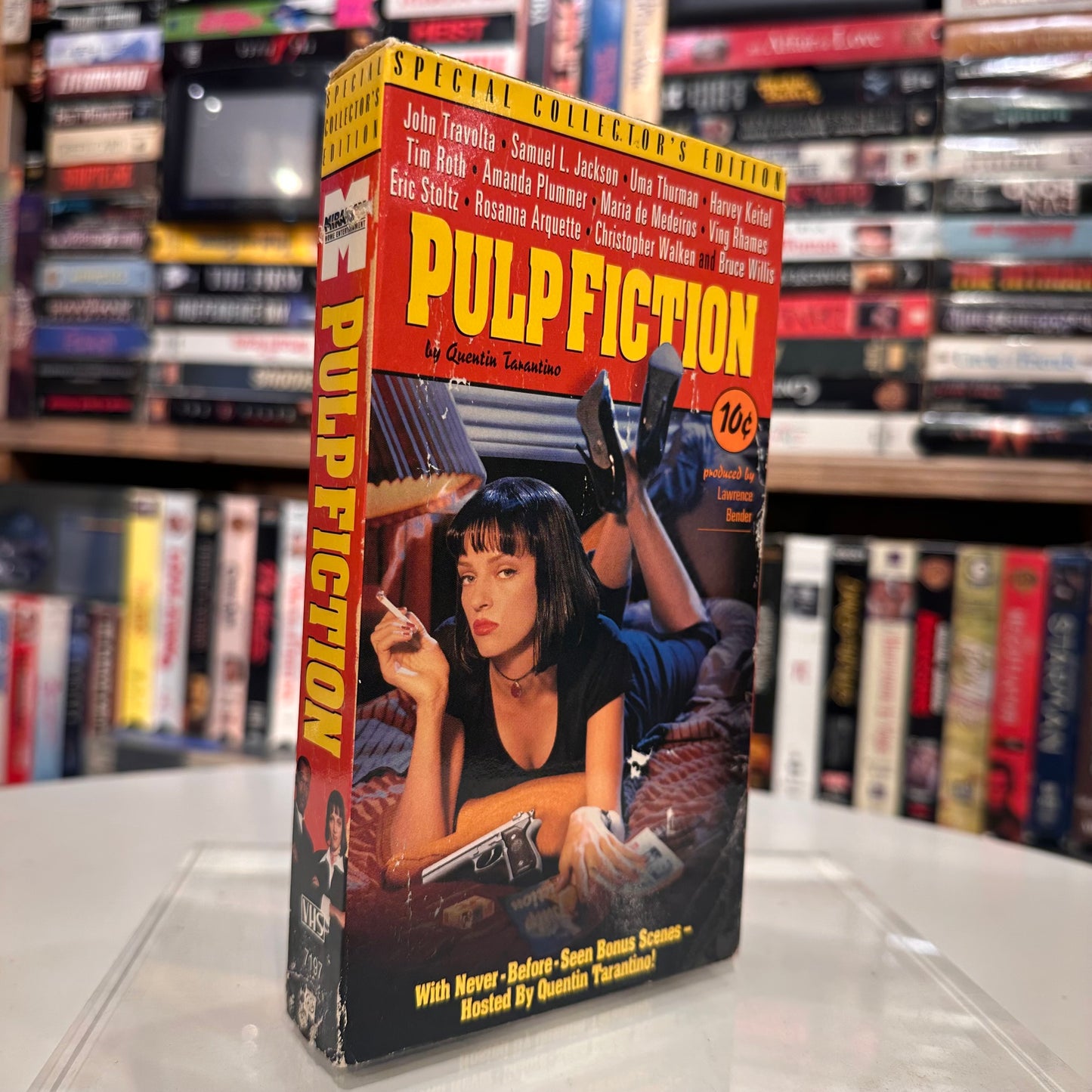 VHS ビデオテープ 輸入盤 PULP FICTION パルプ・フィクション 海外版 タランティーノ USA アメリカ ビデオ 紙ジャケ