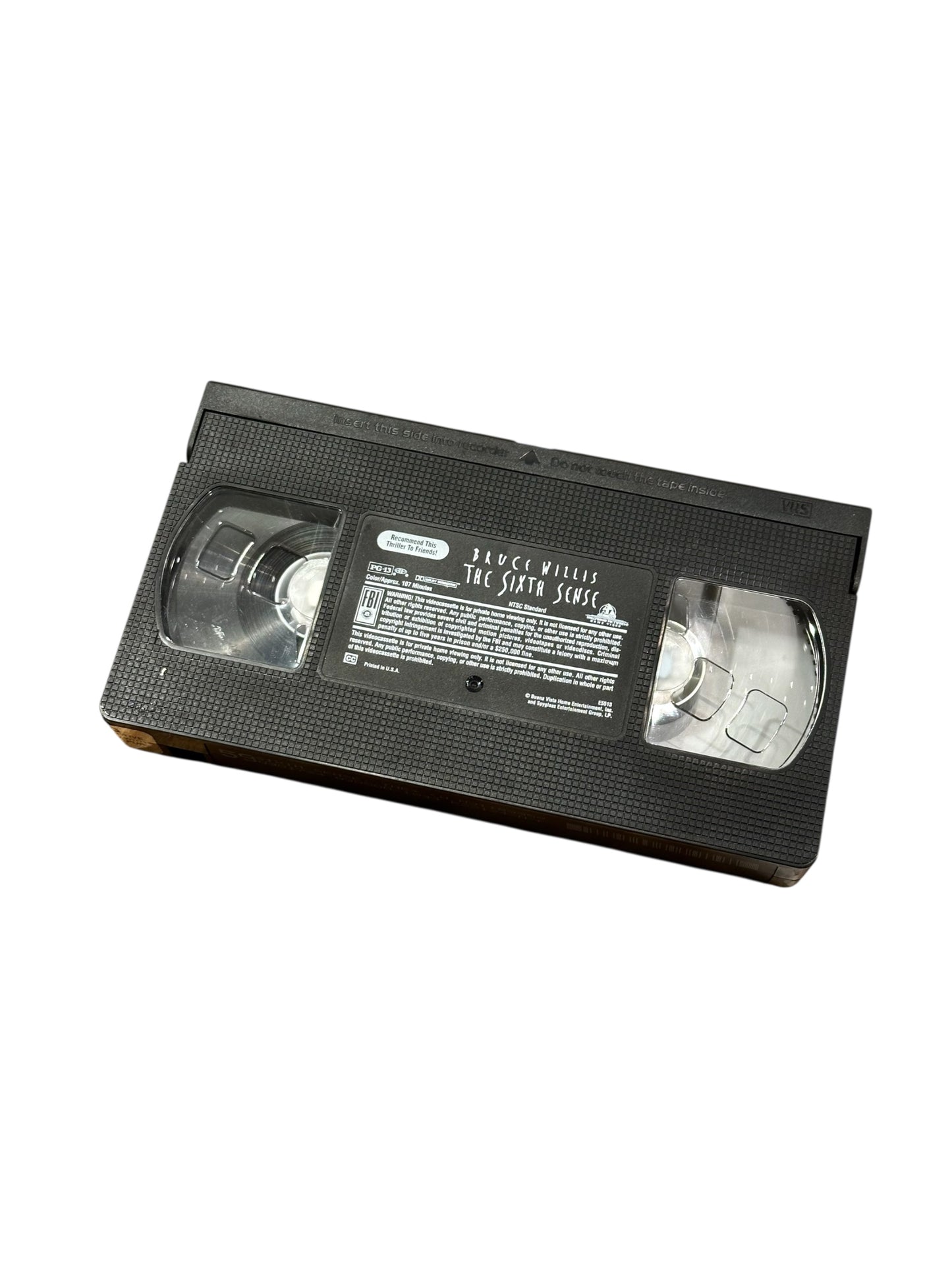 VHS ビデオテープ 輸入版 シックス・センス THE SIXTH SENSE 海外版 USA アメリカ ヴィンテージ ビデオ 紙ジャケ