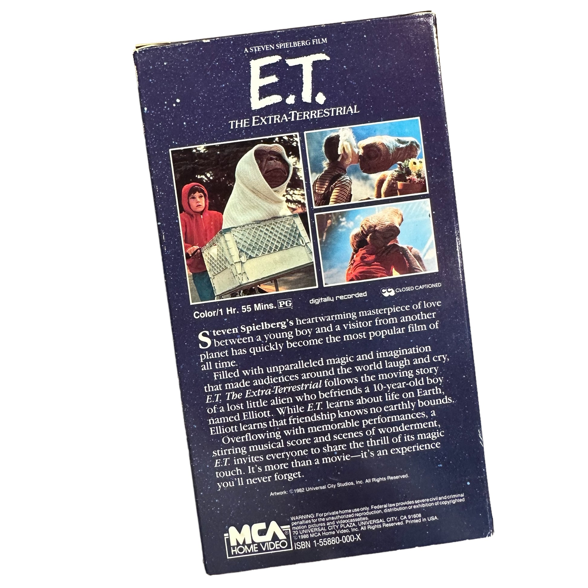 VHS ビデオテープ 輸入版 E.T. The Extra-Terrestrial イーティー 海外版 USA アメリカ ヴィンテージ ビデオ 紙ジャケ