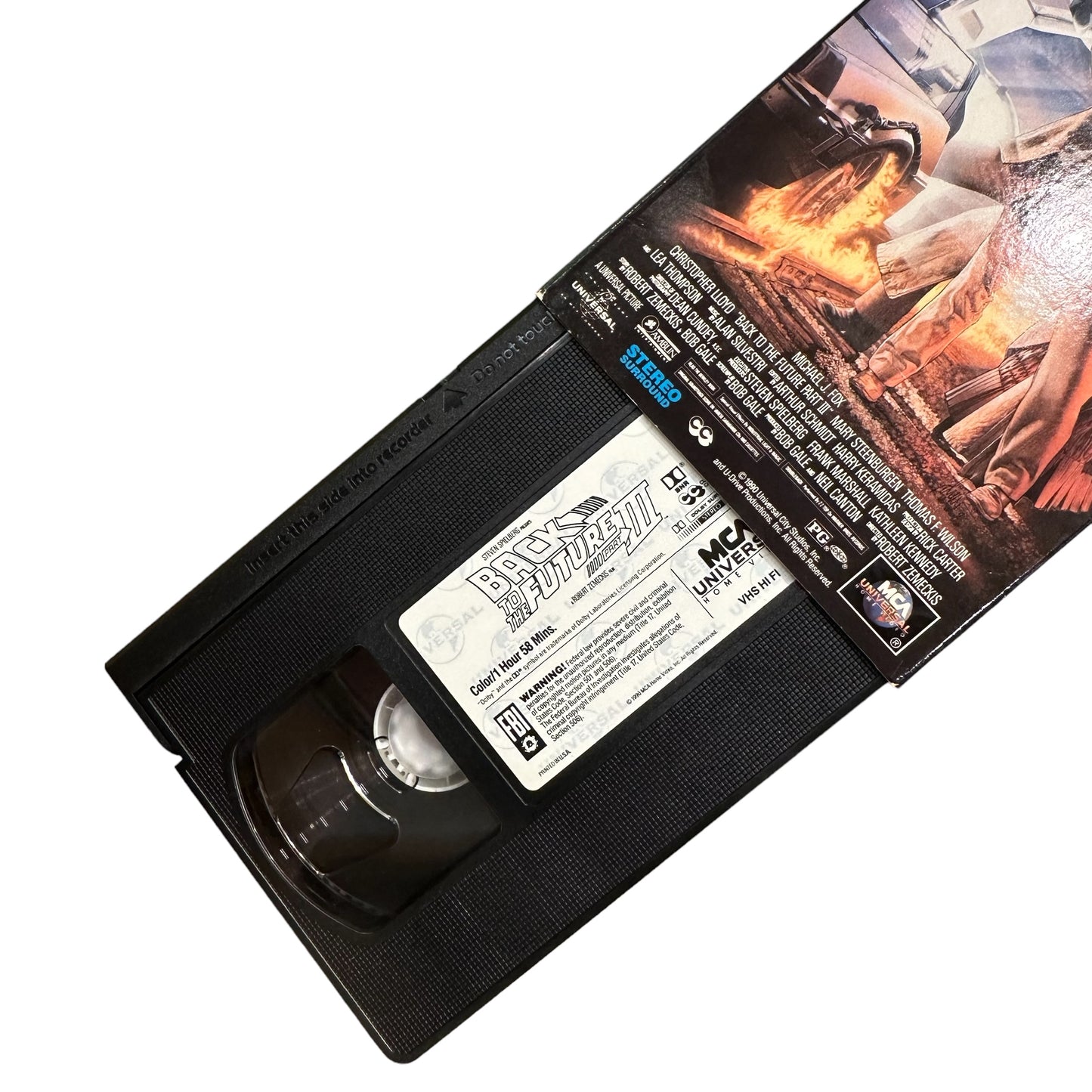 VHS ビデオテープ 輸入版 バック・トゥ・ザ・フューチャー 3 Back to the Future PART3 海外版 USA アメリカ ヴィンテージビデオ 紙ジャケ