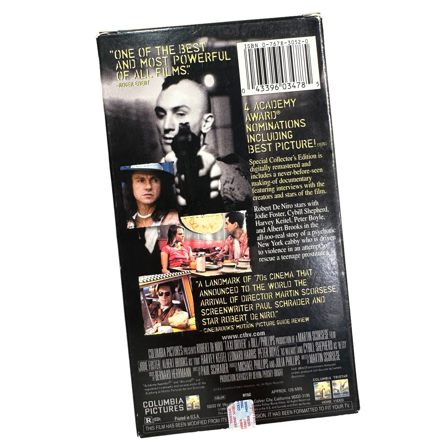 VHS ビデオテープ 輸入版 タクシードライバー Taxi Driver 海外版 USA アメリカ ヴィンテージ ビデオ 紙ジャケ