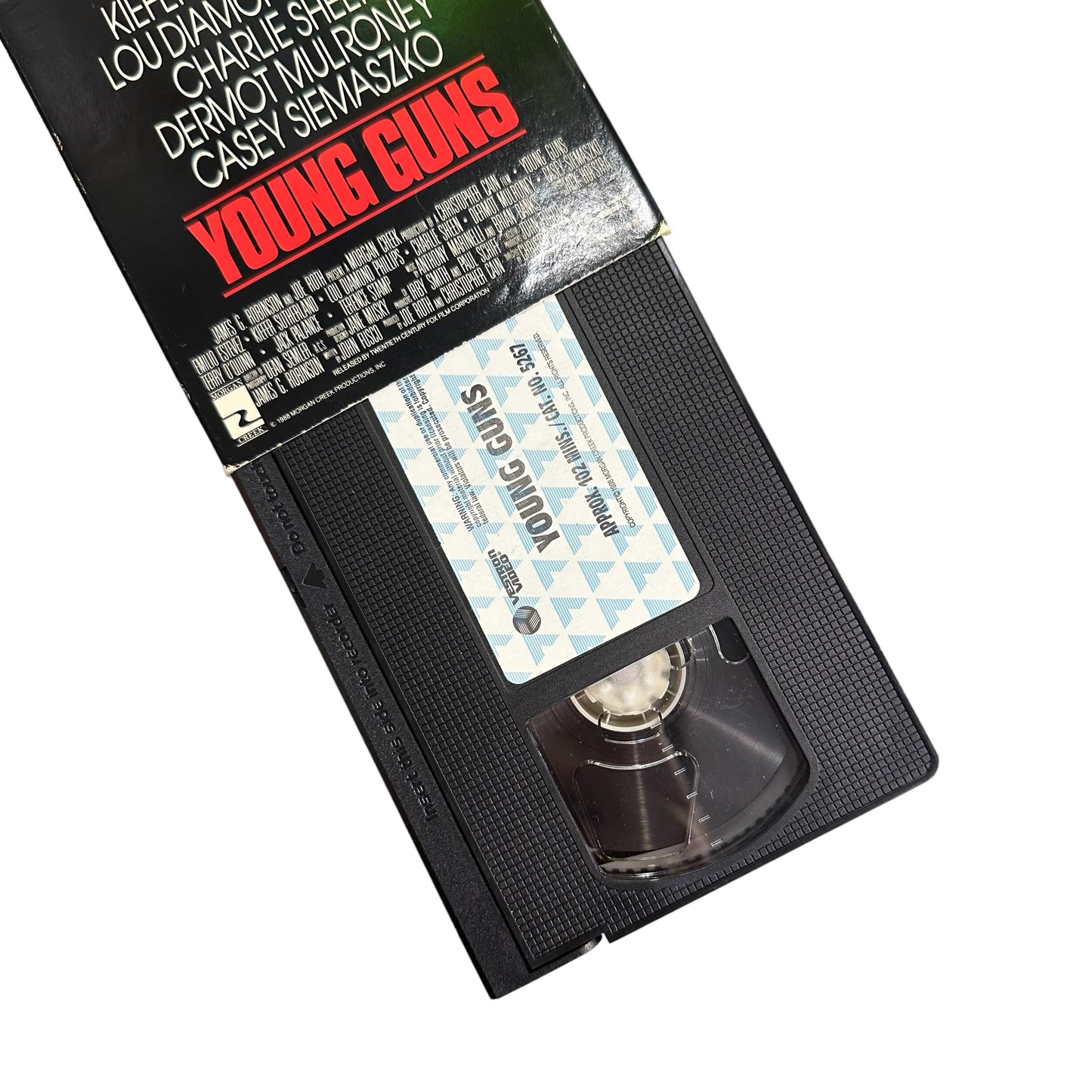 VHS ビデオテープ 輸入版 ヤング・ガン Young Guns 海外版 USA アメリカ ヴィンテージ ビデオ 紙ジャケ