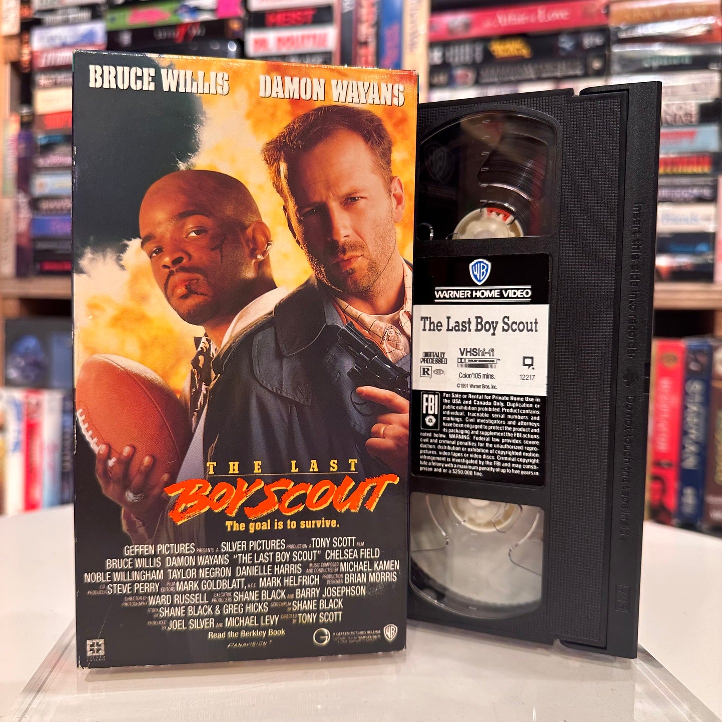VHS ビデオテープ 輸入盤 THE LAST BOYSCOUT ライト・ボーイスカウト 海外版 USA アメリカ ビデオ 紙ジャケ