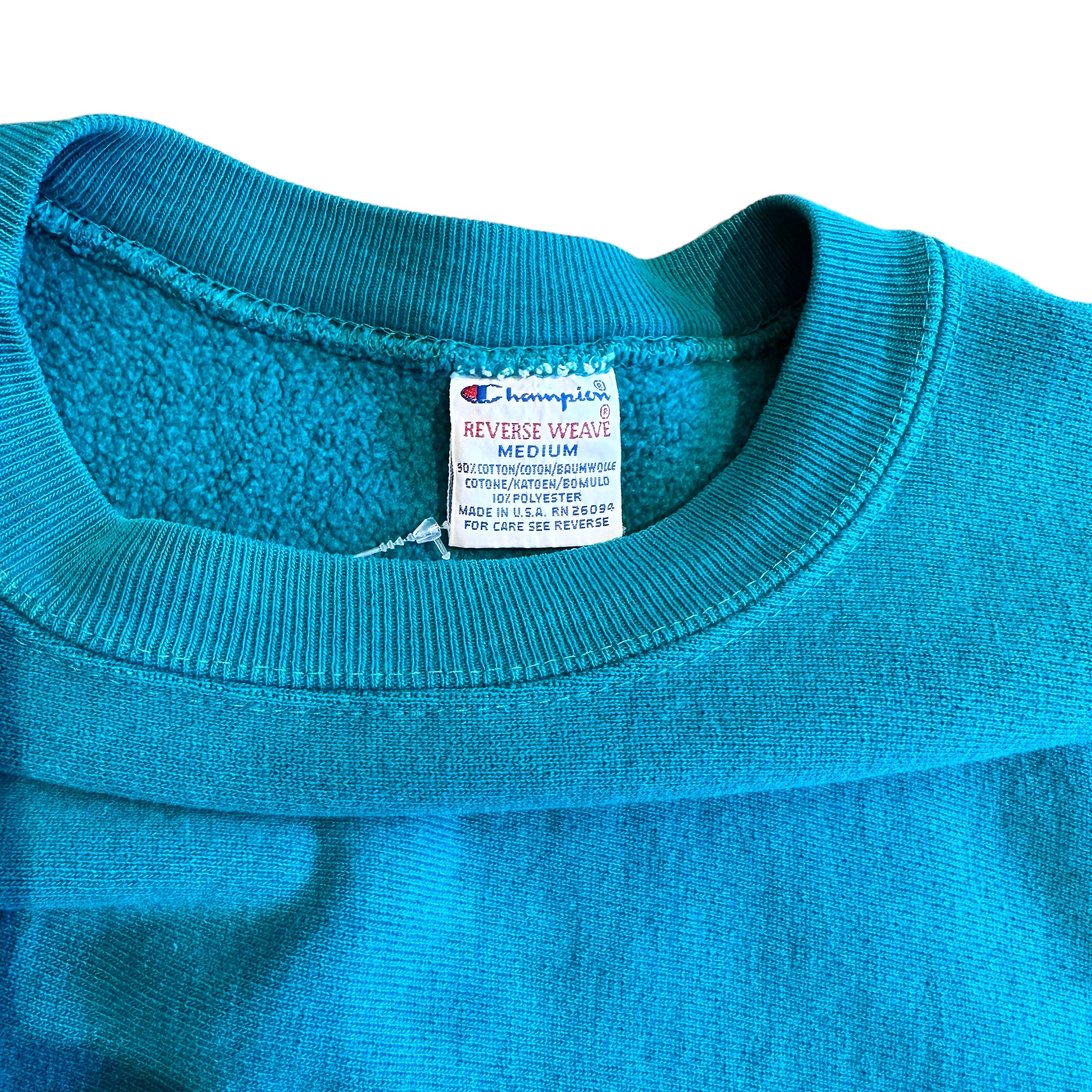 champion reverse weave ピンク 90s 刺繍タグ